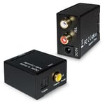 Convertisseur audio numérique optique vers analogique adaptateur coaxial RCA