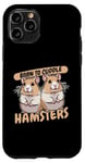 Coque pour iPhone 11 Pro Hamster doré Born To Cuddle - Hamster nain