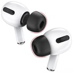 Ahastyle AirPods Pro 2 (3-pack) Ear Tips i memory foam - strl M, svart