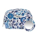 Cath Kidston Make Up Bag with Mirror - Navy Carnation - BNWT