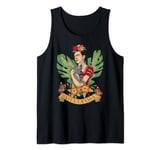 Frida Kahlo - Frida Viva La Vida With Dog Tank Top