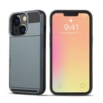 IPhone 13 Pro Max TPU-deksel med kortholder - Mørkeblått