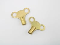 JDBrands Pair of Radiator Bleed Keys - Pack of 2 Brass Radiator Keys, Radiator Bleed Key, Radiator Bleed Valve Key, Clock Type Radiator Key, for Bleeding and Air Vent, Key to Bleed UK Radiators