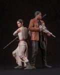 Star Wars Ep. Vii The Force Awakens Rey & Finn Artfx 2 Statua 1:10 Kotobukiya