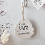 Disney Winnie the Pooh Honey Pot Hanging Plaque Cream