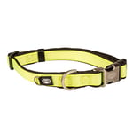 duvoplus, Collier Confortable et Contemporain GA mme EXPLOR North, Taille 40-65 cm/25 mm Jaune néon, pour Chien, Idéal pour des promenades et expéditions aventureuses