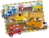 Melissa & Doug Construction Chunky Puzzle - 6 Pieces - 13726