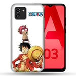 Cokitec Coque pour Samsung Galaxy A03 Manga One Piece Chopper Multicolore