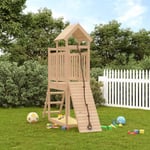 Maison Chic - Aire de Jeux Maisonnette de jeu avec mur d'escalade Maison enfant exterieur bois massif de pin 87322