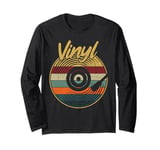 Old School Vinyl Record Player Vinyl Music Lover Novelty Long Sleeve T-Shirt