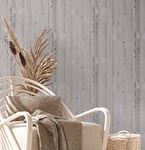 A.S. Création Wallpaper Wood Effect Grey Wallpaper Country House Style with Wood 385022 - Wallpaper Vintage Bedroom - 10.05 x 0.53 m - Made in Germany