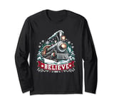 All Aboard Polar Express North Pole Xmas Santa Tee Long Sleeve T-Shirt