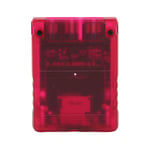 Adaptateur De Carte M&eacute;Moire Mx4sio Sio2sd, Lecteur De Carte M&eacute;Moire De Remplacement Stable Fabriqu&eacute; &agrave; La Main Pour Ps2, Rouge Transparent