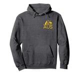 AUSTRALIA KANGAROO AND EMU COAT OF ARMS AUS AUSSIE SPORTS Pullover Hoodie