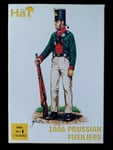 1 grappe de figurines au 1/72. HÄT 8084, Fusiliers Prussiens 1806.