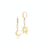 Universe Sun And Moon Earrings