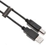 Cable USB Imprimante 3m Compatible avec HP Officejet Pro 8740,Pro 8620,3831,HP Deskjet 2544,2540,CANON PIXMA MG5650,Selphy CP1200 | Cordon d'impression Male USB Vers USB B Epson,Samsung,Dell