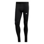 adidas Men's Techfit 3-Stripes Training Long Tights, Black, XS