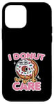 Coque pour iPhone 12 mini I Donut Care Sad Dessin animé Donut drôle Donne abandonné