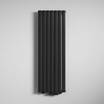 Mai & Mai Radiateur à Eau Chaude Mural Chauffage Central 180x61cm Radiateur Gris Noir Vertical en Acier FV