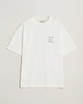 Drôle de Monsieur Slogan Cursive T-Shirt Off White