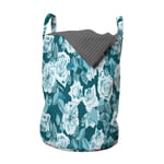 Floral Laundry bag Aquatic English Rose Flowers