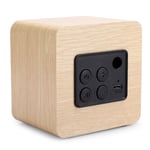 Mini Yellow Small WoodenWireless Bt Speaker Usb Charging Cube Set