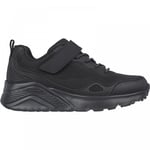 Skechers Uno Lite - Worlo | Black | Childrens School Trainers