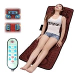 ZHIMIN Full Body Massage Mat With Shiatsu Neck Massager, Massage Mat-New 18 Single Air Wave Wave Bag & 25 Magnet For Neck, Back, Waist, Legs Pain Relief