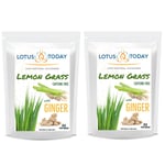 Lotustoday Lemongrass tea Herbal tea 42 Tea bags pack Detox Tea, Weight loss tea