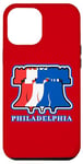 Coque pour iPhone 12 Pro Max Philly Liberty Bell Souvenir de vacances patriotique à Philadelphie