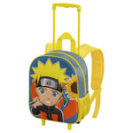 Naruto Peace-Sac à Dos 3D à roulettes Petit, Multicolore, 26 x 34 cm, Capacité 12,5 L