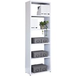 Topkit - tagère Florencia 6500 |Meubles de Salon | Bibliothèque décorative | Blanc