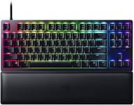 Huntsman V2 Tenkeyless (Switches Violets) - Clavier Gamer Optique (Switches Optiques Clicky, Touches En Pbt Doubleshot, Repose-Poignet) Clavier Us | Noir