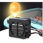 Ej.life - 100W 12V ptc Car Air Heater,Mini Chauffage Portable avec Fonction Thermostat Automatique d'économie d'énergie pour Voiture Petit Espace