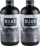 2 PACK Bleach London Silver Shampoo x 250ml