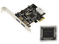 Pcie Usb 3.0 Controller Card - 2 Usb3 Ports - Etrontech Ej168a Chipset