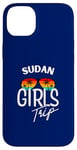 Coque pour iPhone 14 Plus Girls Trip Soudan Voyage Vacances Femmes Soudan