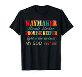 Vintage Waymaker Promise Keeper Miracle Worker Christian T-Shirt