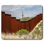 Computer Mouse Mat - USA Mexican Border Wall Mexico America Office Gift #24361