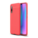 Samsung Galaxy A90 5G      Leather Texture Case    Red