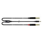 CORDIAL CABLES Câble Y bretelle minijack stéréo/2 jack mono 3 m CÂBLES BRETELLE Essentials Mini-Jack / Jack