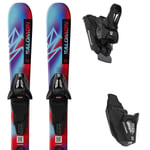 SALOMON L Qst Jr Xs + C5 Gw J75 Rouge / Bleu 80 2025 - *prix inclut le code BLACK