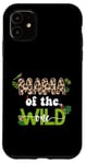 iPhone 11 Mom of the Wild One Jungle Birthday Zoo Safari Wild Birds Case