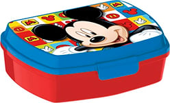 ALMACENESADAN 2047 Appareil à croque-monsieur Restangulaire multicolore Disney Mickey Mouse watercolores Produit en plastique réutilisable sans BPA Dimensions intérieures 16,5 x 11,5 x 5,5 cm