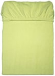 MESANA c-10004/27 Drap-Housse en Microfibre Polaire env. 180 x 200 cm (Vert)