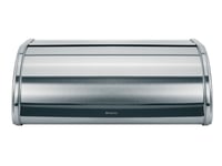 Brabantia Matt Steel Roll Top Bread Bin, Rektangulär, Rostfritt Stål, 479 Mm, 276 Mm, 189 Mm, 1 Styck