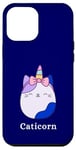 Coque pour iPhone 15 Plus Caticorn Squish Squad Peluche Licorne Mauve