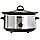 Daewoo SDA1364 Stainless Steel Slow Cooker 3.5L Capacity Stoneware Pot Easy To 