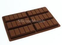 6 cell 5 Chunk Chocolate Bar Candy Silicone Mould Snap Wax FULL SIZE Melt (56g)